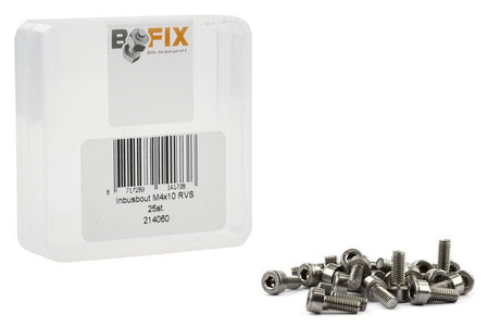 Vis à six pans creux Bofix m4 x 10 inox