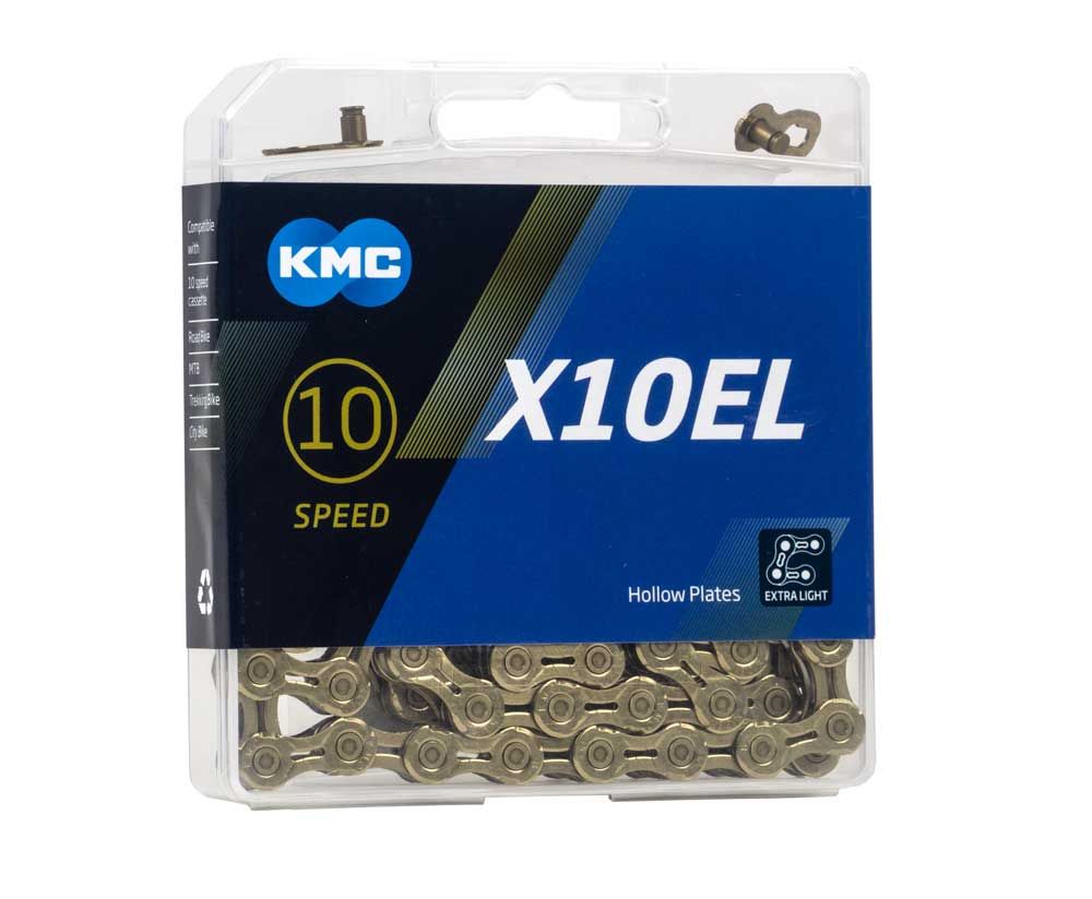 KMC X10EL GOLD TI-N à 10 vitesses chaîne de vélos