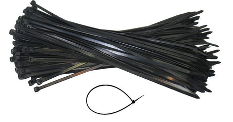 Attaches de câble sans marque 4,8x370 noir sachet de 100