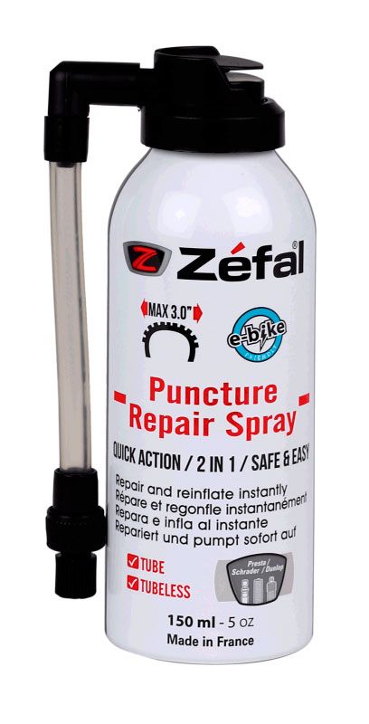 Zéfal anti-crevaison spray réparation spray crevaison spray rep. vaporiser 150ml