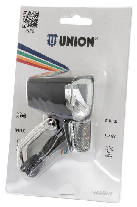 Phare Union UN-4270E Spark 6-44V 50 lux noir sur carte