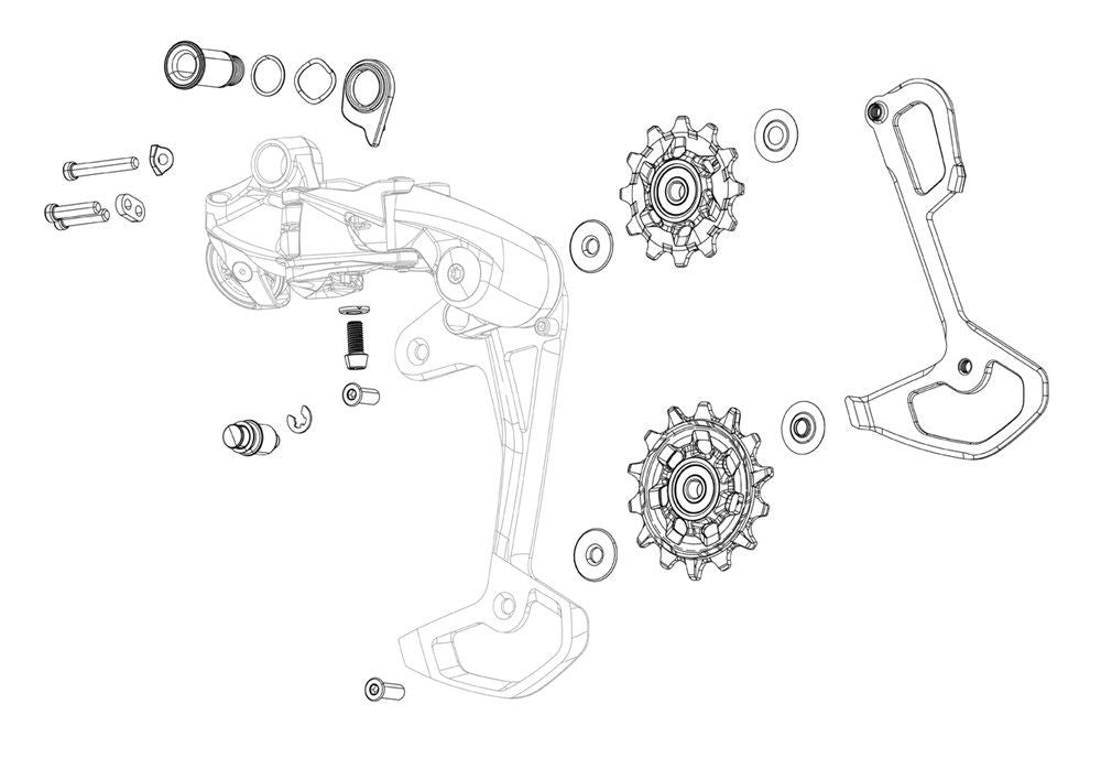 Sram derad xx1 cage aigle ln