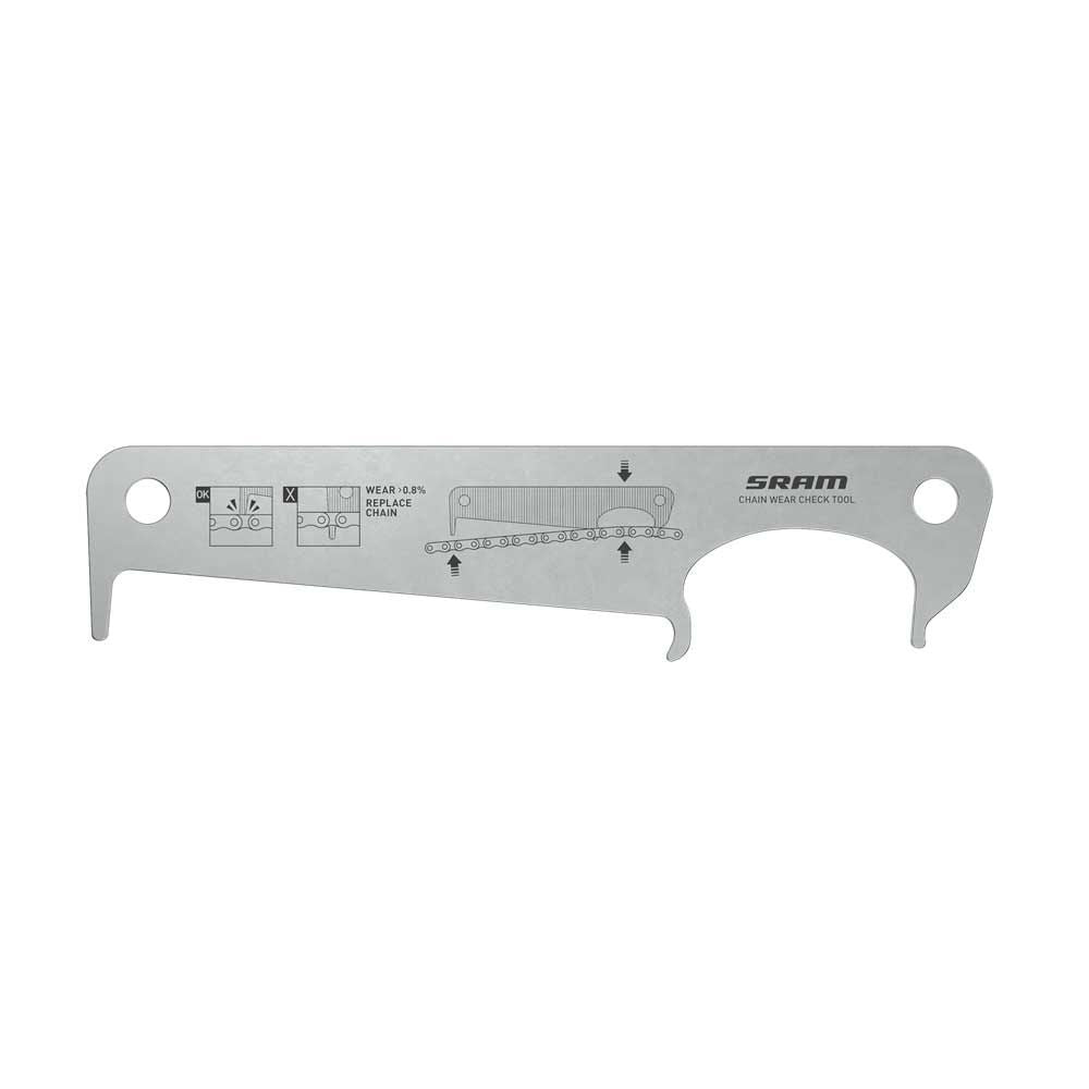 Taille de l'usure de la chaîne Sram Usure de la chaîne 0,8 pour cent