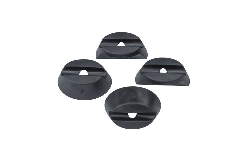 Anneaux de caoutchouc Basil Buddy - Ensemble de 4 - noir