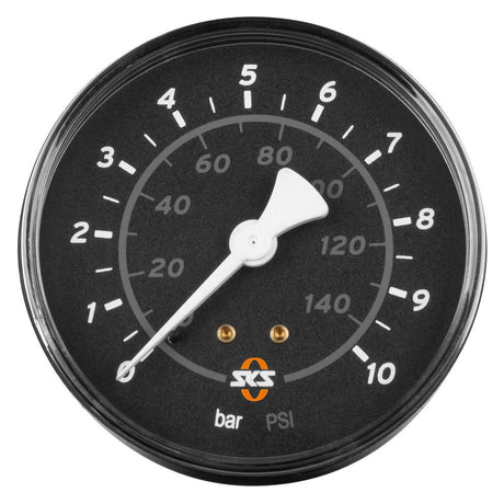 Manomètre Sks Pumpd 80mm 10 bar noir