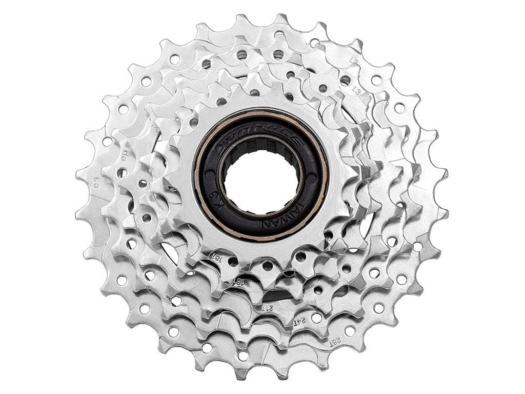 Sunrace Freewheel 6 vitesses 14-28t Zinc dans la boîte