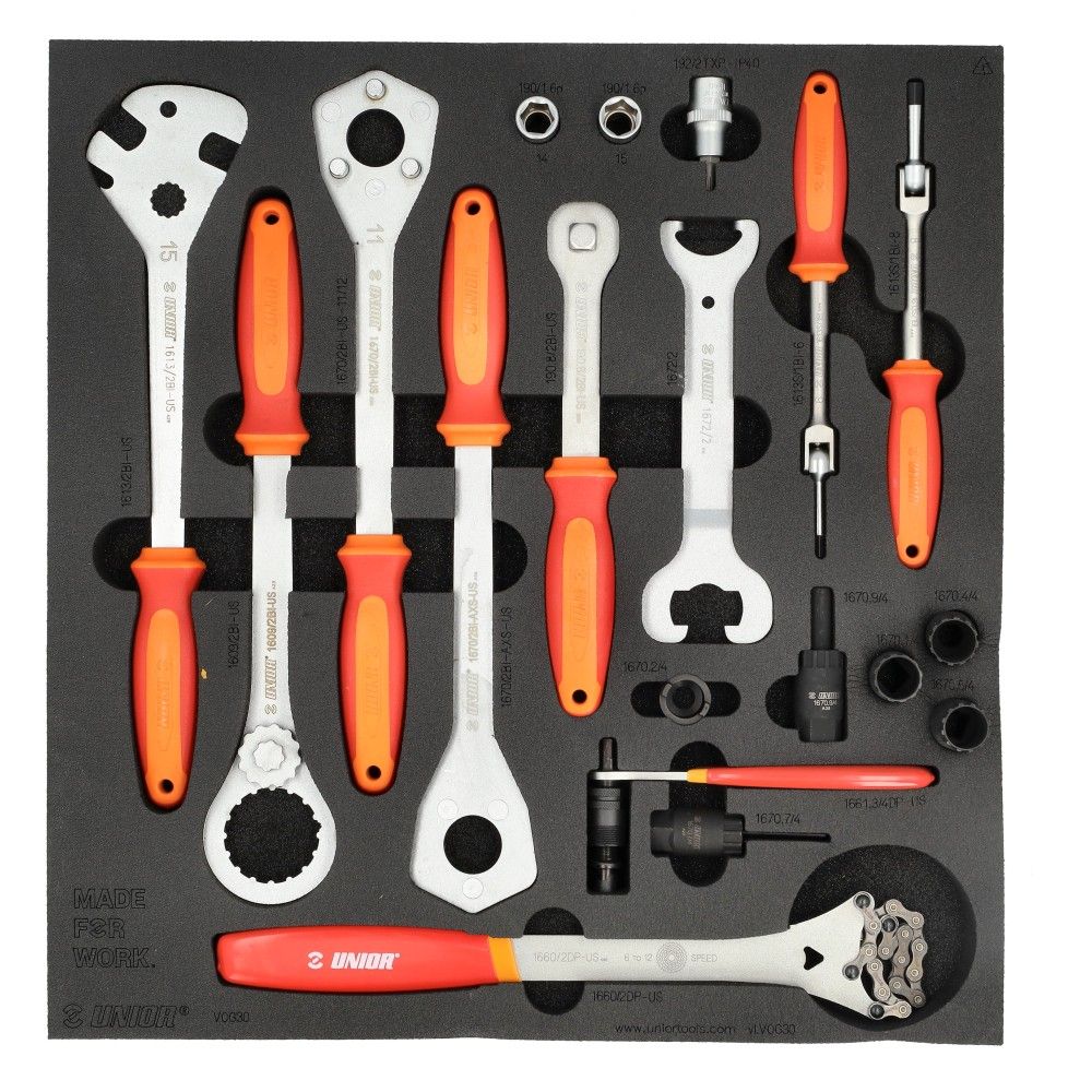 Établi d'incrustation d'outils Unior xlc