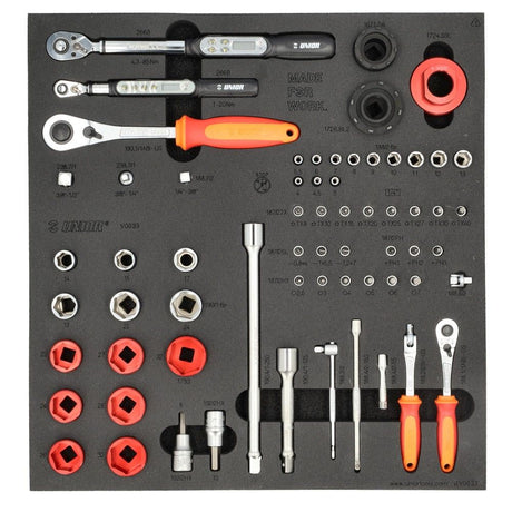 Établi d'incrustation d'outils Unior xlc