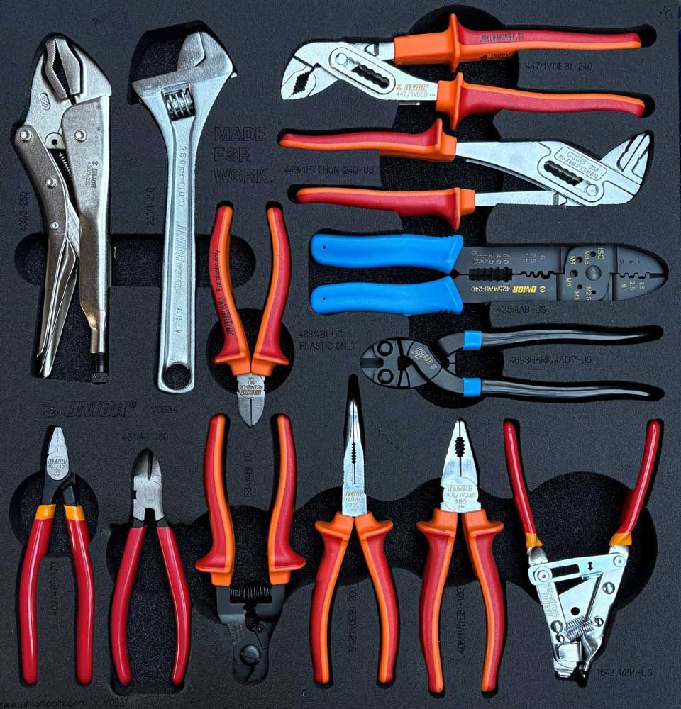 Établi d'incrustation d'outils Unior xlc