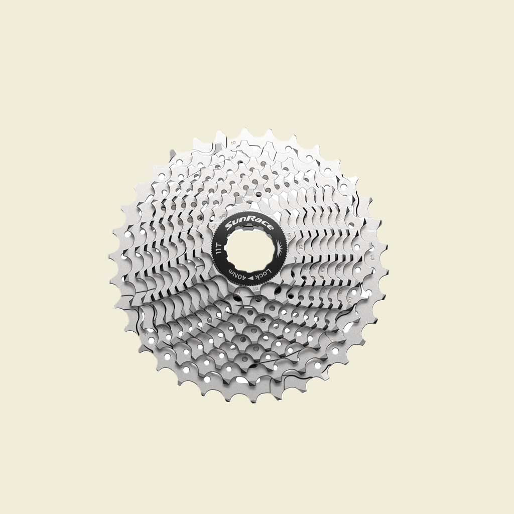 Cassette sunrace supérieure csrx11 11v 11-34t argent