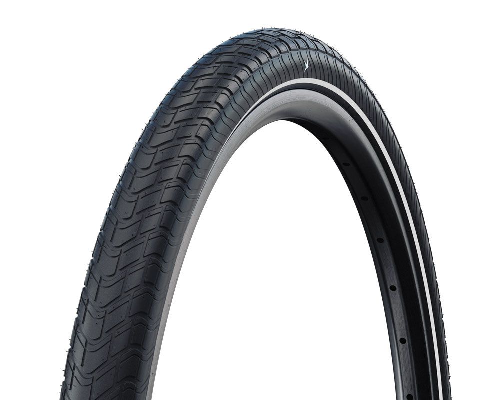 Schwalbe motion big apple - filaire - addix green - raceguard - 16x2.15 - noir + reflex