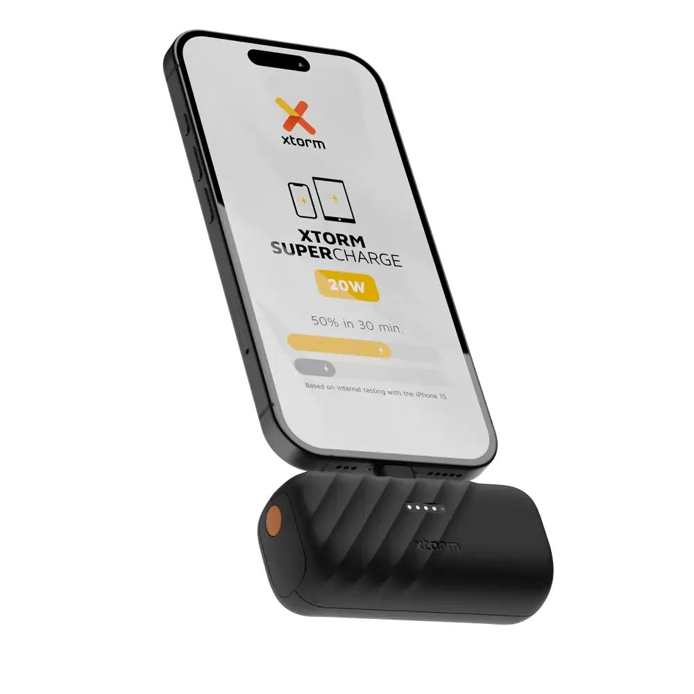 Xtorm batterie externe go2 powershot 20w 5000 noir