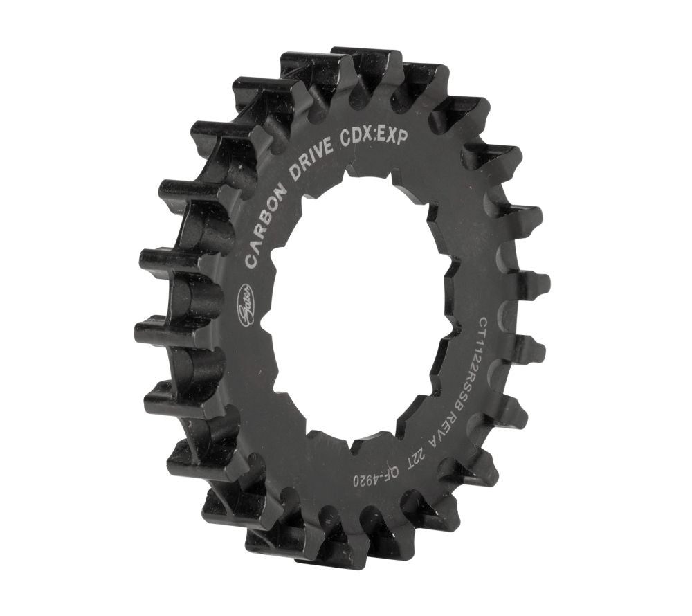 Pignon Gates cdx 22t rohloff cannelé noir