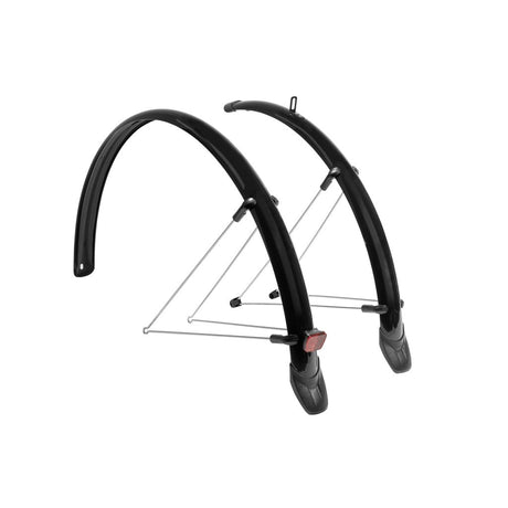 Ensemble de panneaux de tapis EuroFender Rapido 28 pouces 46 mm en plastique noir