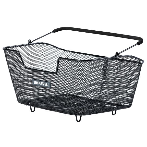 Basilic M multi-systèmes - panier de vélo - à l'arrière - noir