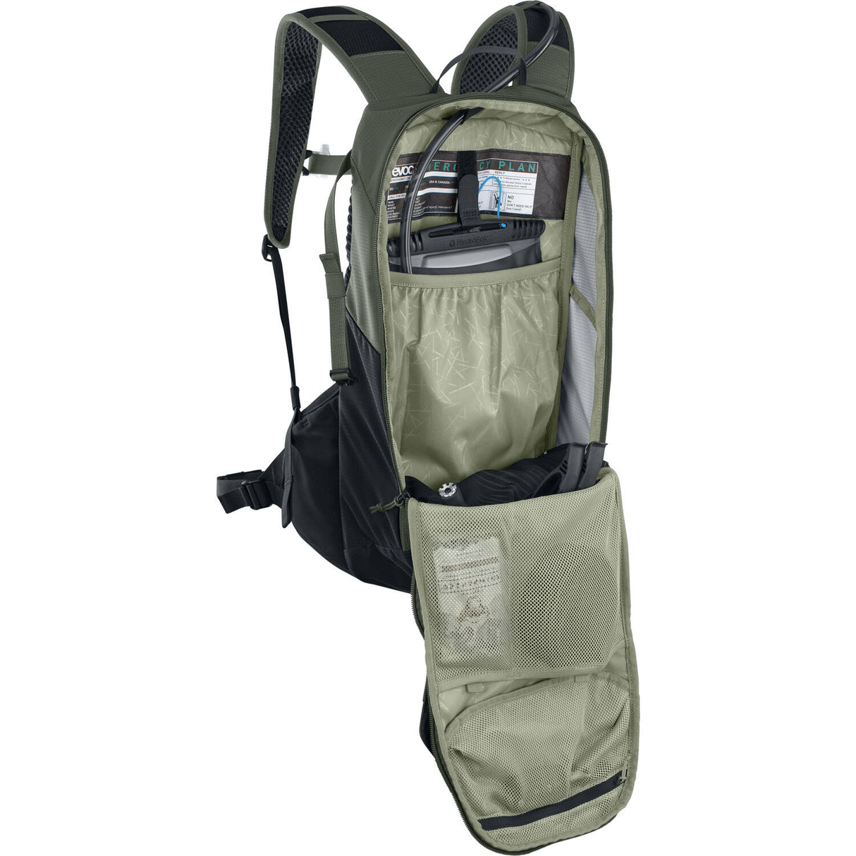 Evoc - ride 12 olive foncé noir notre taille 12l