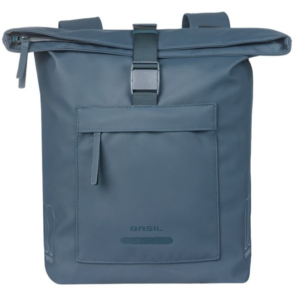 Basil sac de vélo double brooklyn 41l 14 x 30 x 37 cm - bleu