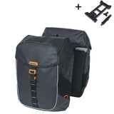 Basil sac de vélo double miles bâche mik 34 litres 13 x 25 x 37 cm - noir orange
