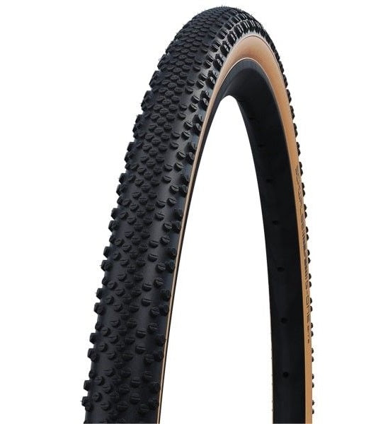 Pneu pliable Schwalbe g-one morsure 40-622 (28x1,50) performance line noir marron (étiquette)