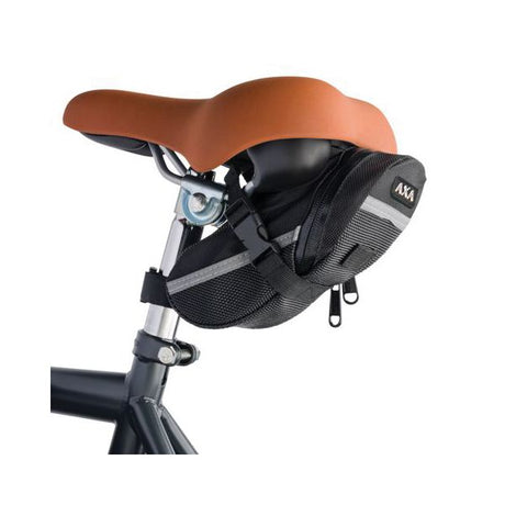 AXA XXL Black Ring Lock + Saddle Sac + Collier ULC100