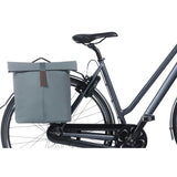 Basil sac city double mik cuir vegan | bleu graphite 32l
