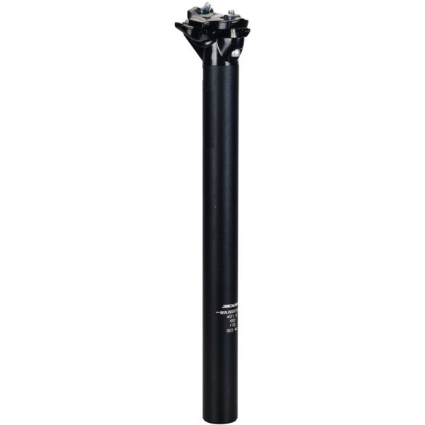 Zoom tige de selle fixe ATB ø30.9 350mm 2 boulons noir