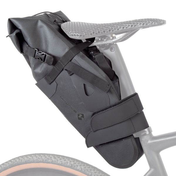 Sacoche de selle M-wave Rough Ride II - noir - 12 litres (l)