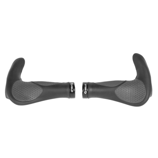 SET HANDE VELO SET M-WAVE EAGULL D3 Bar avec garniture et serrage de gel - Gris noir