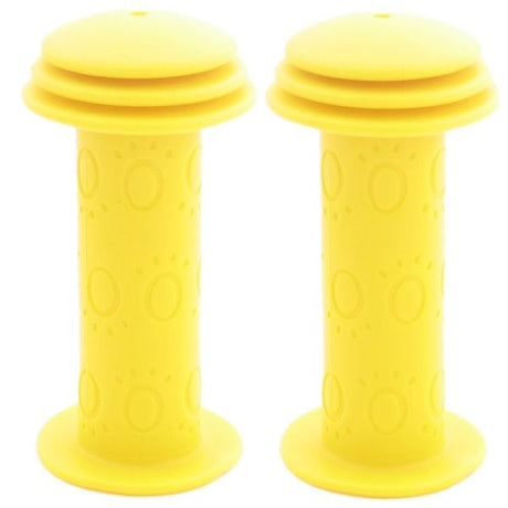 Poignées de vélo Edge Kiddy pour enfants - 96 mm, Geel