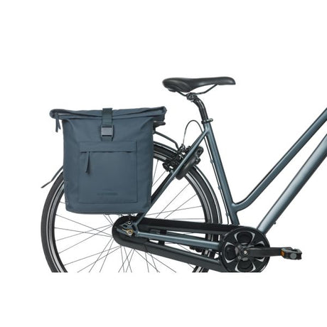 Basil sac de vélo double brooklyn 41l 14 x 30 x 37 cm - bleu