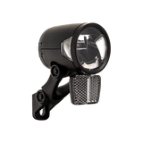 Headlight H -Black MR8 Dynamo - Sur la fonction - avec Holder - 180 Lumen