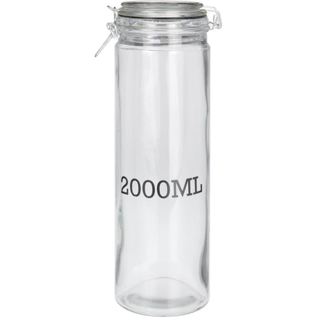 Excellente réserve de maison en verre 2 litres