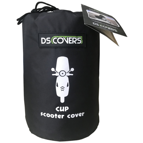 DS cover cup housse de scooter extérieur - housse de pluie imperméable pour scooter - résistante aux UV et aux intempéries - avec pare-brise - taille L -