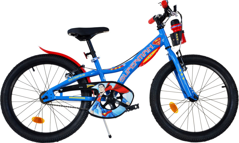 Dino Superman 20 pouces garçons en V-Brakes bleu