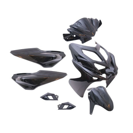 Edge Storage 9 pièces Yamaha Aerox-R de l'année 2014-métallique noire