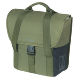 Sacoche de vélo simple Basil Go 16 litres 15 x 29 x 34 cm - vert foncé