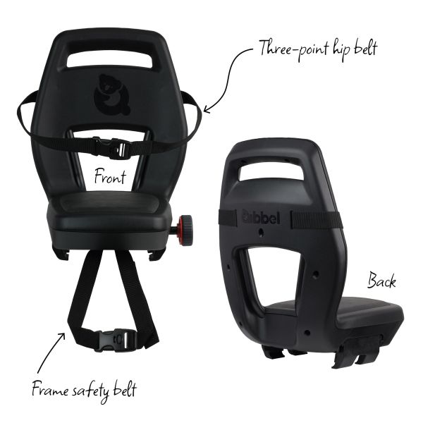 Widek b.v. qibbel banquette arrière junior noir sans repose-pieds q380