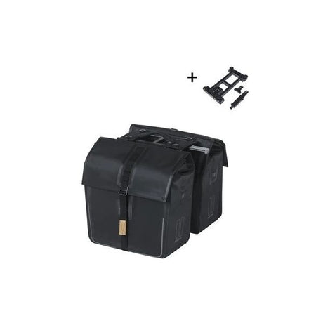 Sac Basil urban dry mik 2.0 double noir mat | 50l