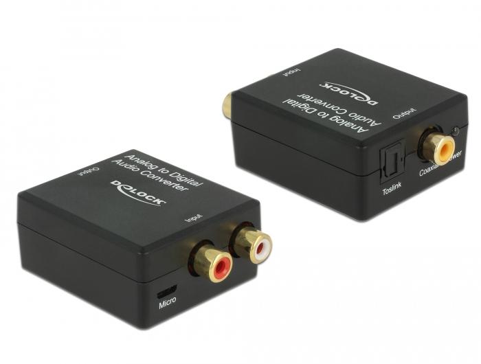 Convertisseur audio optique - tulipe vers coaxial optique