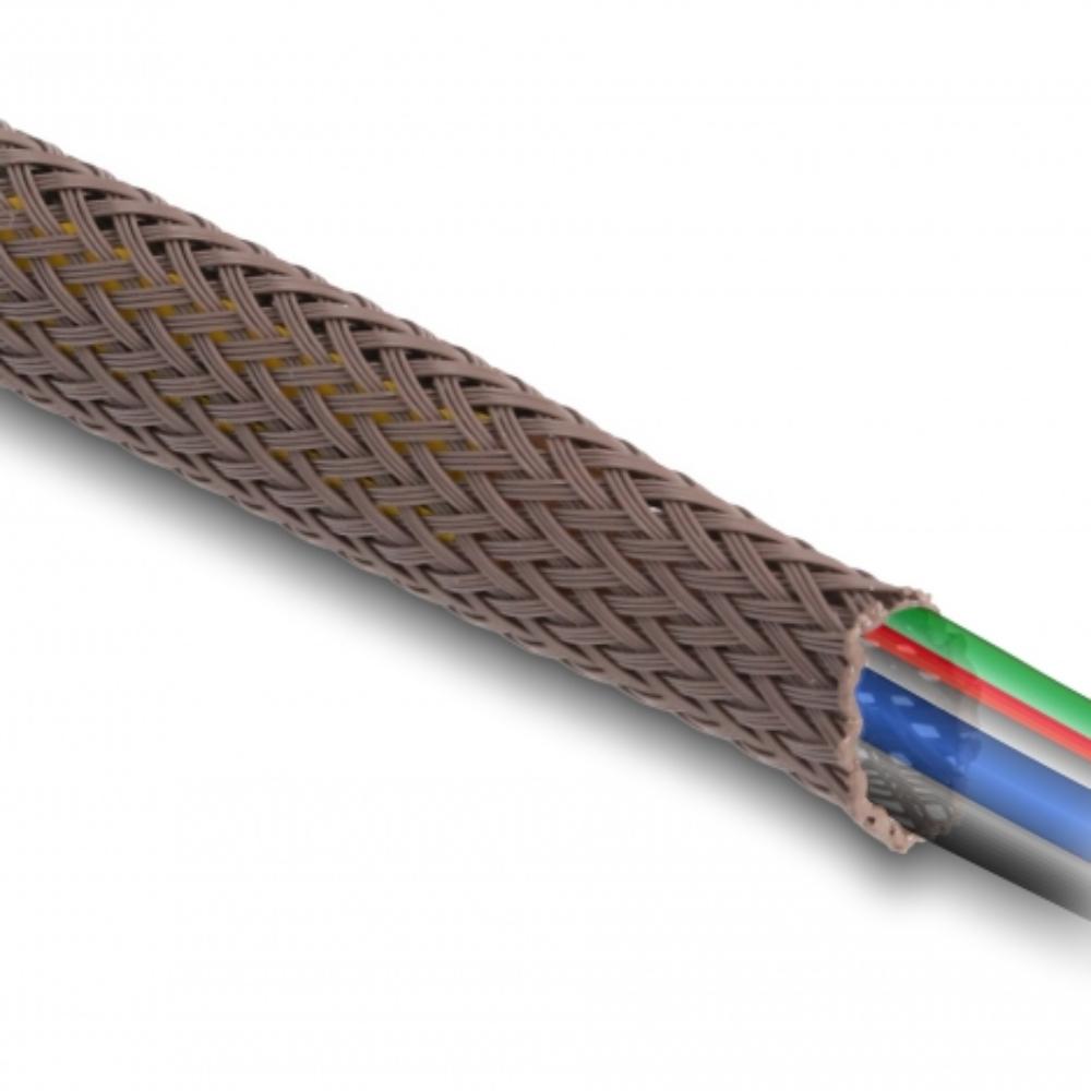 Tuyau tressé Delock, 2 m x 3 mm, résistant aux rongeurs.