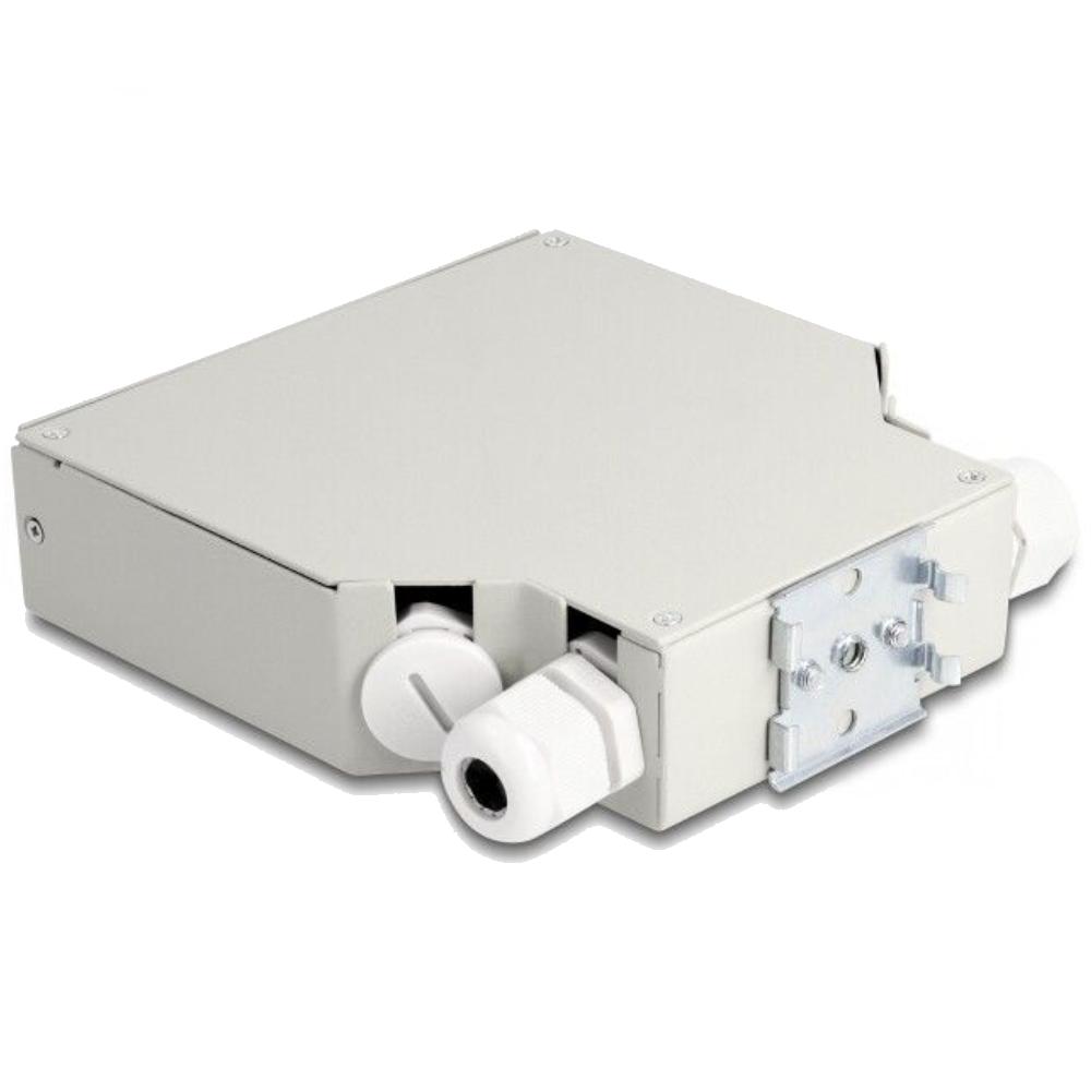Boîte de distribution Imp Delock LWL, 8x SC SLEX LC duplex.