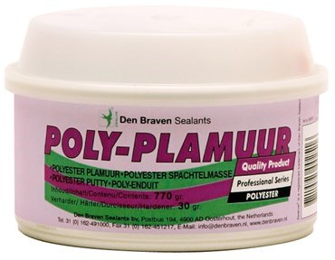 Den braven zwaluw polyplamuur 800 gram - 200579 - 200579