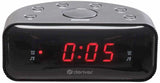 Radio-réveil Denver LED FM noir double alarme - 8140211
