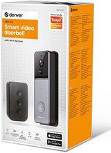Sonnette vidéo wifi Denver sans fil + plugin carillon intelligent wi-fi tuya - 6991000
