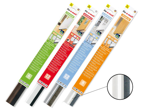 Fix -o -Moll Door Brush Premium auto-adhésif - 1m - blanc