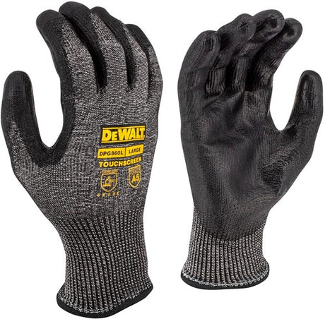 Dewalt Gant de travail A4 Touch L 13 g avec résistance aux coupures de niveau A4 - DPG860Leu