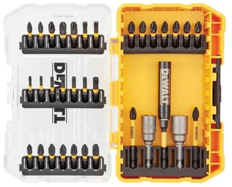 Accessoires Dewalt Jeu d'embouts de tournevis flextorq de 33 pièces | dans un cas difficile - dt70742t-qz