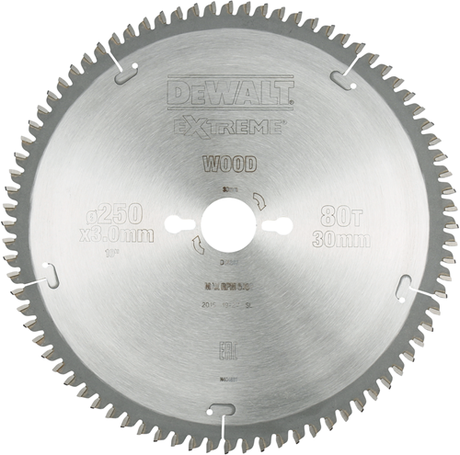 Accessoires Dewalt lame de scie circulaire S40 250x30x80t - dt4287-qz