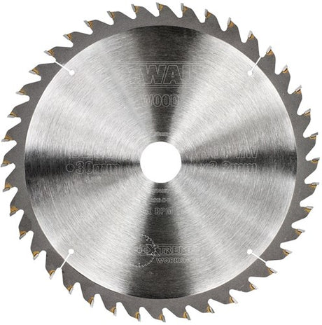 Accessoires Dewalt lame de scie circulaire 235x30x40t, dents alternées, positif 10°, encoche 3,0mm - dt4067-qz