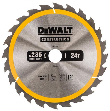 Accessoires Dewalt lames de scie circulaire dt10399-qz | 190 mm | 24 tonnes | cadrage extrême | 3 pièces - dt10399-qz
